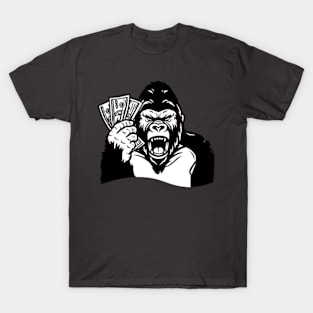 Gorilla with Money T-Shirt